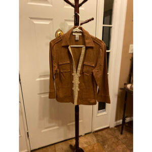 NWOT BAMBOO TRADERS LINEN BLEND JACKET SIZE L